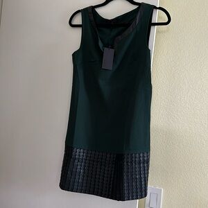 Mini dress green color Kaii designer